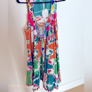 Short sleeveless dress by Antica Sartoria by Giacomo Cinque